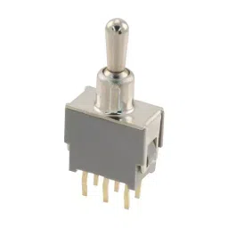 NIDEC COMPONENTS TOGGLE SWITCH, DPDT, 0.05A, 60VAC, TH, ATE2D-2M3-10-Z-picture-38