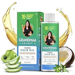 NIDHI’S GRANDMAA SECRET 13 Herbs Hair Oil For Men & Women | Promotes Hair Growth & Reduces Hair Fall | Handmade Natural Hair Oil with Curry Leaves | Hair Fall Control Oil For Dry Damaged Hair | 50 mL-image-14