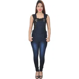 nifty Women Dark Blue Dungaree-picture-13