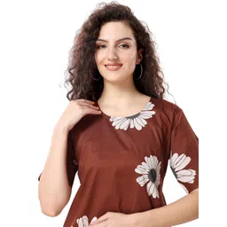 NIGHT FLOSS Printed Nightdress-picture-13