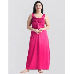 night keys Pack of 2 Women Nighty with Robe image 4