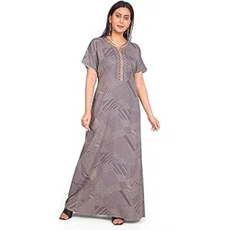 night shades NightShades Nighty| Nighty for Women| Nighties Women| Night Gown for Women Cotton| Nighty for Women Cotton| Cotton Nighty for Women| Maxi Dress for Women| Women Nighty| Alpine Fabric|-picture-30