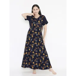 NIGHTSPREE Printed Maxi Nightdress-picture-37