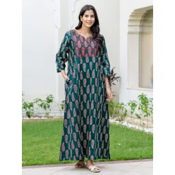 Nihsamah Printed Maxi Nightdress-picture-20
