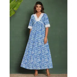 Nihsamah Printed Maxi Nightdress-picture-22