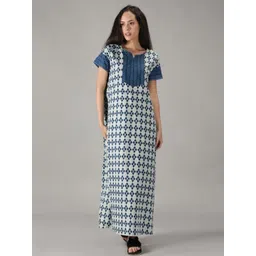 Nihsamah Printed Slip-On Nightdress-picture-32