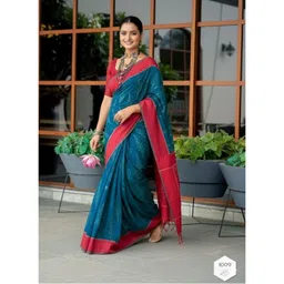 NIKATT Ethnic Motifs Pure Cotton Ikat Saree-picture-13