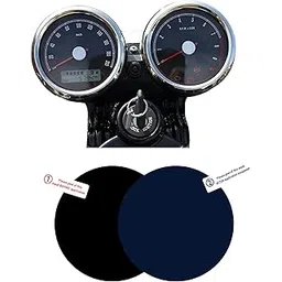 NIKAVI SMSG23 Speedo Meter Screen Protector Scratch Guard Compatible for - Royal Enfield Interceptor continental GT 650 + NKVKC-picture-10