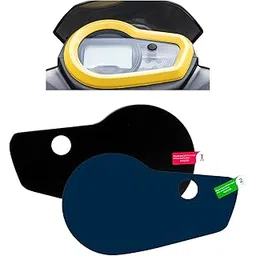 NIKAVI SMSG42 Speedo Meter Screen Protector Scratch Guard Compatible for Yamaha Ray ZR 125(With button) + NKVKC-picture-30