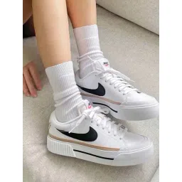 Nike Women's WMNS COURT LEGACY LIFT White Sneakers-picture-15