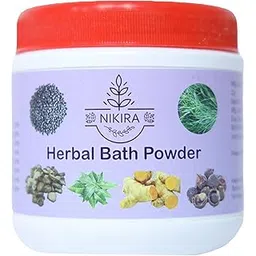 NIKIRA Herbal Bath & Hair Wash Powder 100gm – Natural Skin & Hair Care | Deep Cleansing & Hydration | Removes Tan, Acne & Wrinkles | Chemical-Free & Safe-picture-51
