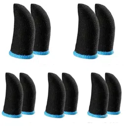 niks Gaming Touchscreen Finger Cap, Breathable Anti-Sweat Finger Sleeves (5 Pair) Finger Sleeve image 1