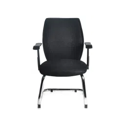 Nilkamal Blaze Black Mesh Visitor Chair-picture-47