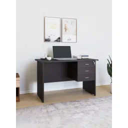 Nilkamal Maximus Black Engineered Wood Study Table with 3 Drawers-picture-22