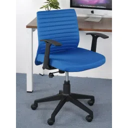 Nilkamal Thames Blue PU Foam Low Back Chair-picture-32