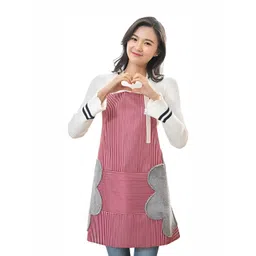NILKANTH Red & White Striped Aprons-picture-20