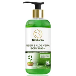 Nimbarka Neem & Aloe Vera Shower Gel, Hydrating, Antibacterial Body Wash for All Skin Types- 300 ml-picture-15