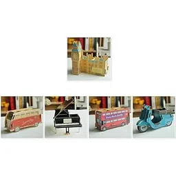 Nimmz Collection Pen Holder Desktop Storage Paper Box for Kids DIY Handmade Crafts 5# Bus-image-4