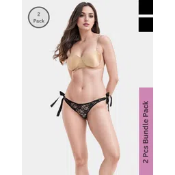 NIMRA FASHION Pack Of 2 Self Design Bikini Breifs-picture-13