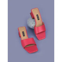 Nine West Women Round Toe PU Block Heels Sandals-picture-26