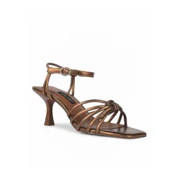 Nine West Women's Brown Ankle Strap Stilettos-picture-42