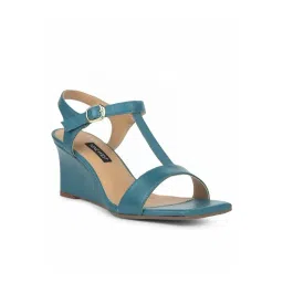 Nine West Women's Green Ankle Strap Wedges-picture-33