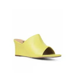 Nine West Women's Yellow Casual Wedges-picture-30