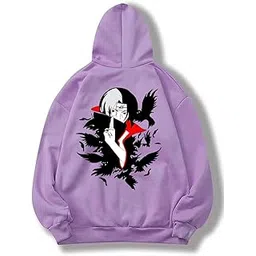 ninfin styles Unisex Hoodie,Itachi back side,Lavander for WintersLuffyback printing hoodie Gear 5 hoodie man hoodie one piece hoodie anime hoodie-picture-29