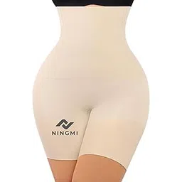 ningmi Women's Cotton Nylon Seamless Tummy Control High Waist Shapewear and Thigh Ladies Shaper (Free Size Fit Up to M to 4XL)-picture-23