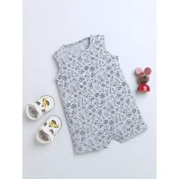 Nino Bambino Infants Printed Organic Cotton Rompers-picture-54