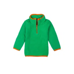Nino Bambino Kids Green Solid Sweatshirt-picture-42