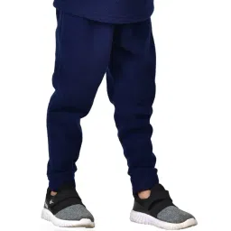 Nino Bambino Kids Navy Solid Trackpants-picture-17