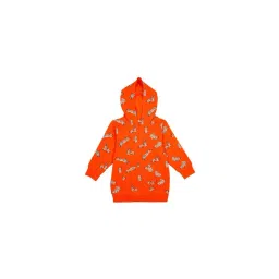 Nino Bambino Kids Orange Printed Sweatshirt-picture-38