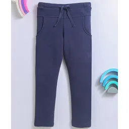Nino Bambino Organic Cotton Knit Solid Pant - Navy Blue-picture-19