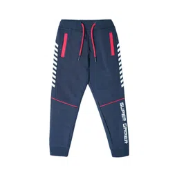 Nino Togs Boys Printed Pure Cotton Mid-Rise Joggers-picture-39