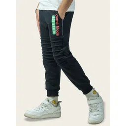 Nino Togs Boys Printed Pure Cotton Mid-Rise Joggers-picture-28