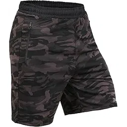 ninq Camouflage Print Men's Shorts for Workouts and Outdoor Activities, Breathable and Durable Materials-picture-26