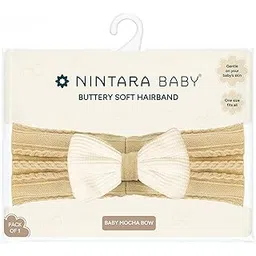 nintarababy Nintara Baby Hairband – Buttery-Soft, Stretchable & Lightweight Headband Accessory for Newborns, Infants & Girls, Gentle on Delicate Skin, Ideal Gift for Baby Showers (5.5" x 3.1")-picture-10
