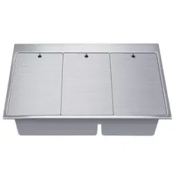 Nirali Expell 19.5x31.5x19.5 Inch Satin SS Double Bowl Kitchen Sink Exa-picture-47