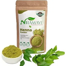 Niramayu Henna Powder for Natural Hair Color and Growth | 100gm | Herbal Organic Powder Protects hair from Damage and Grow Hair | 100% Natural Rajasthani Henna-picture-23