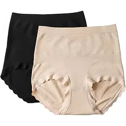 nirkosha Seamless High Waist Tummy Control Shapewear for Women, Compression Panties Body Shaper, Comfortable Daily Use Underwear (Pack of 2)-picture-42