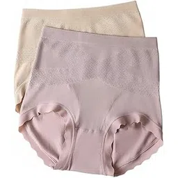 nirkosha Seamless High Waist Tummy Control Shapewear for Women,Compression Panties - Comfortable Body Shaper Daily Use (Pack of 2)-picture-50