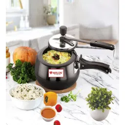 nirlon Black 3 Ltrs Induction Base Hard Anodised Inner Lid Aluminium Pressure Cooker-picture-29