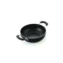 Nirlon Black Aluminium 22 cm Non-Stick Kadhai (1.8 L)-picture-18