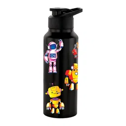 NIRLON Black & Pink Printed Single Stainless Steel Single Wall Vacuum Sipper 750 ml-picture-13