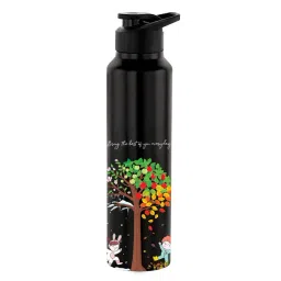 Nirlon Black Stainless Steel Others UV_Classic Flip I am The Best 1000ml-picture-13