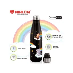 Nirlon Black Stainless Steel Others UV_VB Black Cola Kidstale 500ml image 3