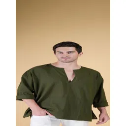 NIRMAL ONLINE Men Keyhole Neck Kurta-picture-28