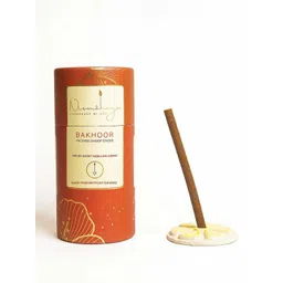 Nirmalaya Brown 40 Pieces Wood Dhoop Stick With Stand-picture-41