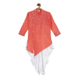 NIRVAAN Boys Regular Pure Cotton Kurta with Dhoti Pants-picture-20